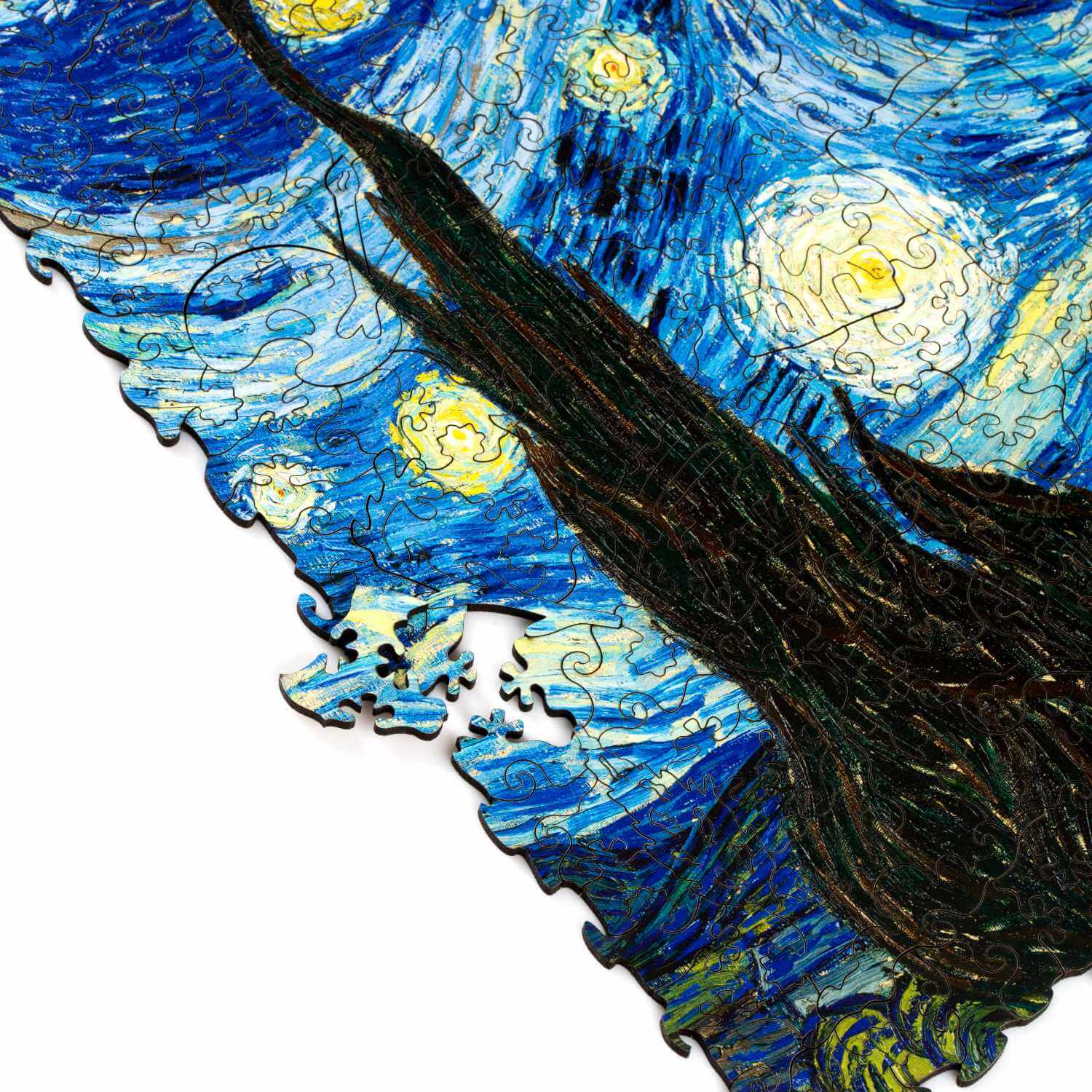 Деревянный пазл Звездная ночь Винсента Ван Гога